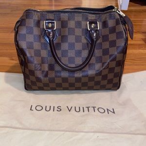 Damier Louis Vuitton Speedy 25 W/ adjustable strap